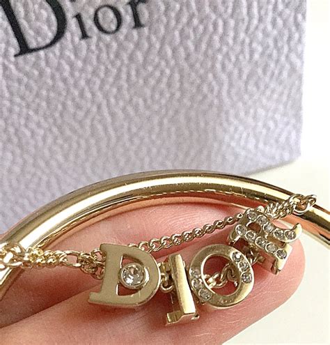 dior gold chain bracelet|genuine christian Dior bracelets.